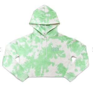 IN-N-OUT BURGER CROPPED TIE DYE HOODIE